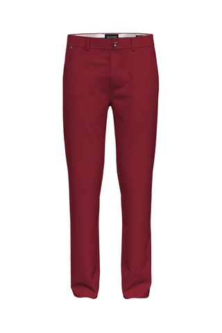 Pantalon slim en coton biologique - Rouge