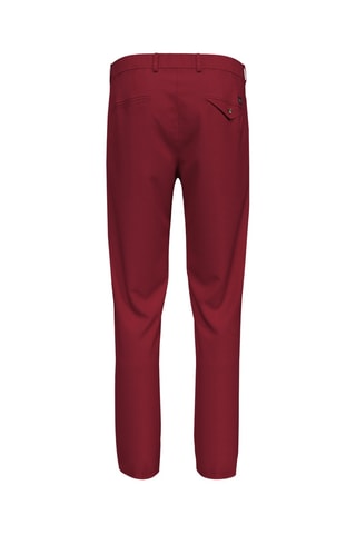 Pantalon slim en coton biologique - Rouge