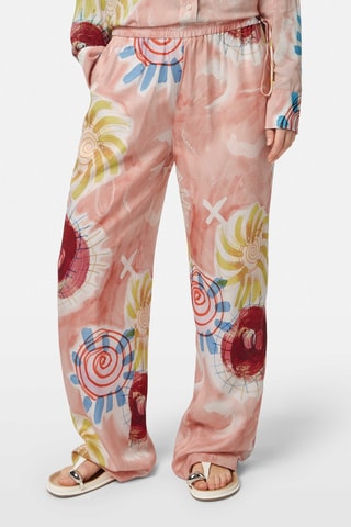 Pantalon wide legs - Rose