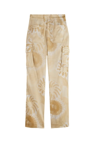 Pantalon taille haute - Beige