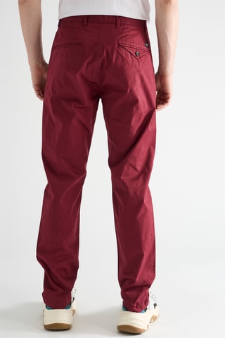 Chino en coton biologique - Bordeaux