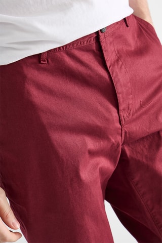 Chino en coton biologique - Bordeaux