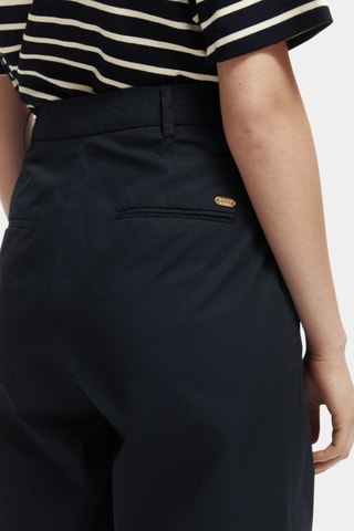 Chino taille haute - Bleu marine