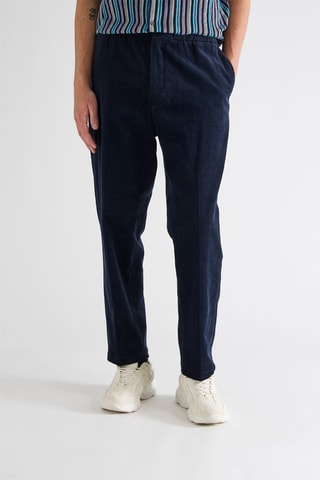 Pantalon en velours - Bleu marine