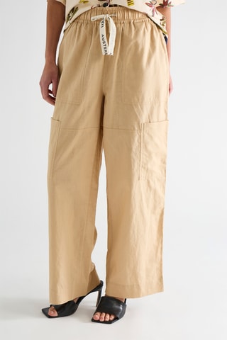 Pantalon en lin - Beige