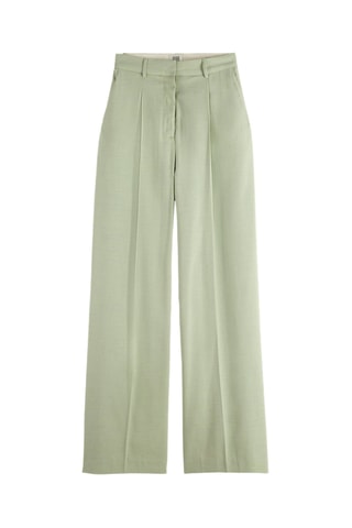 Pantalon taille haute - Vert clair
