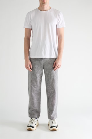 Pantalon - Gris et écru