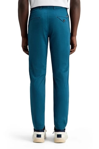 Chino droit - Bleu pétrole