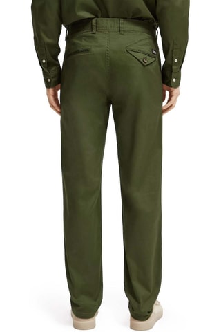 Chino slim en coton biologique - Kaki