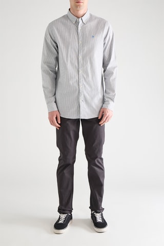 Chino en coton biologique - Gris