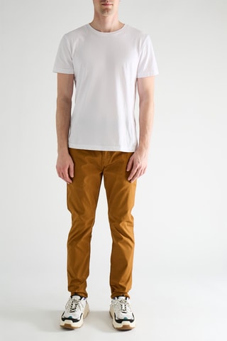 Chino en coton biologique - Moutarde