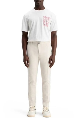 Pantalon slim - Beige