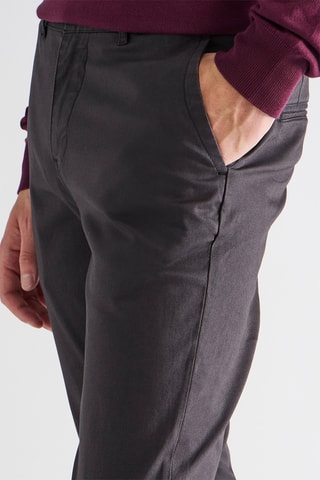 Chino en coton biologique - Noir