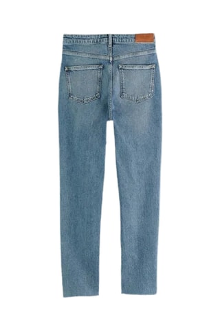 Jean slim taille haute - Bleu clair