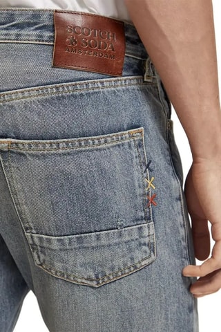 Jean slim en coton biologique - Bleu clair