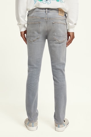 Jean skinny en coton biologique - Gris clair