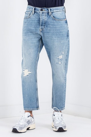 Jean loose en coton biologique - Bleu clair