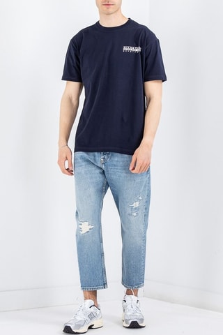 Jean loose en coton biologique - Bleu clair