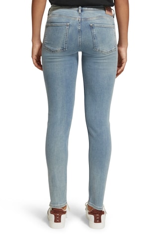 Jean skinny en coton biologique - Bleu clair