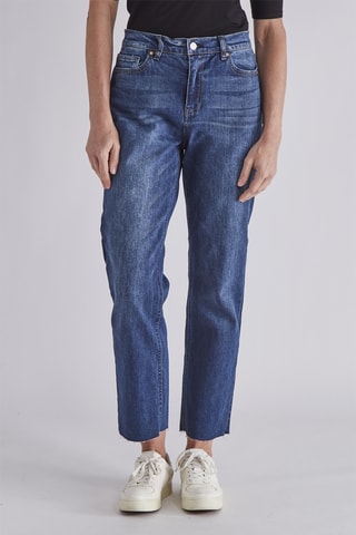 Jean taille haute - Bleu