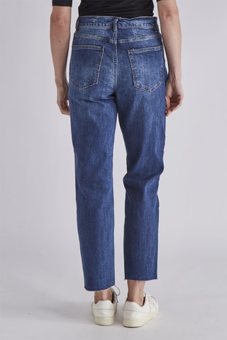 Jean taille haute - Bleu