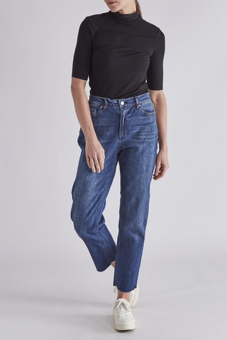 Jean taille haute - Bleu