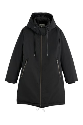 Parka à capuche - Noir