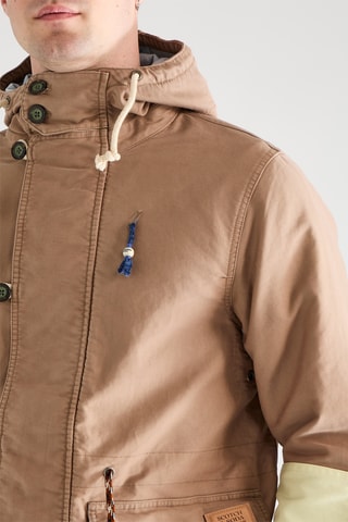 Parka en coton biologique - Marron