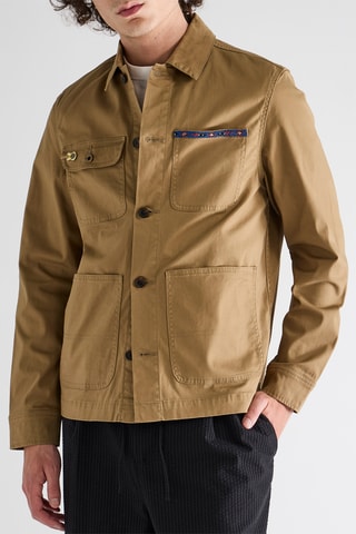 Veste en coton biologique - Marron