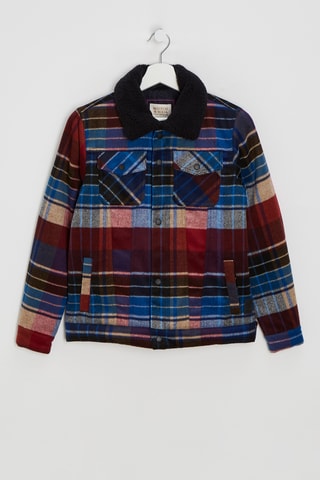 Veste - Rouge et bleu clair