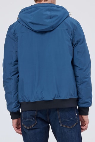 Veste à capuche - Bleu