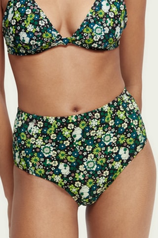 Bas de maillot taille haute - Vert