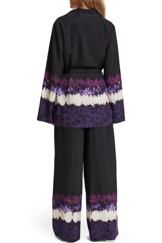 Kimono dip and dye - Noir et violet