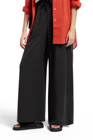 Pantalon taille haute - Noir