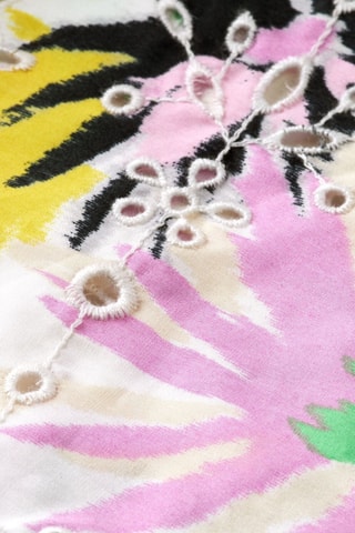 Blouse en broderie anglaise en coton biologique - Blanc