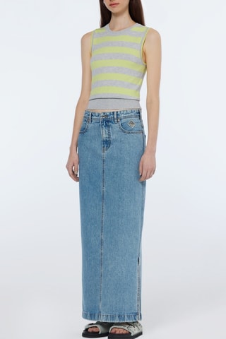 Top relaxed - Gris clair chiné