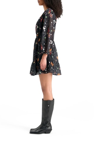 Robe portefeuille - Noir