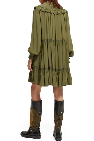 Robe volantée - Kaki