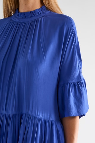 Robe volantée - Bleu