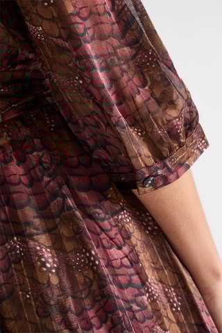 Robe portefeuille - Marron