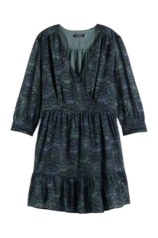 Robe portefeuille - Vert foncé