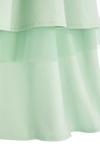 Robe volantée - Vert clair