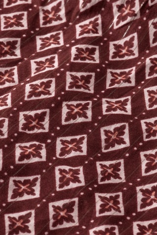 Robe volantée - Bordeaux