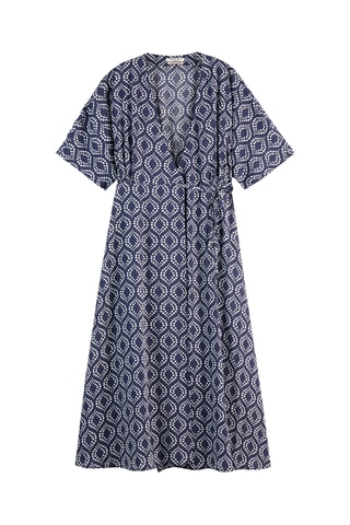 Robe portefeuille - Bleu marine