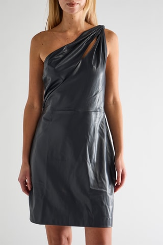 Robe asymétrique - Bleu marine