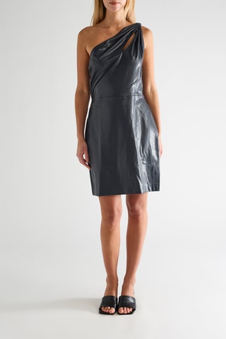 Robe asymétrique - Bleu marine