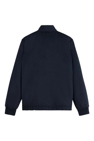 Blouson réversible en laine - Bleu marine et kaki