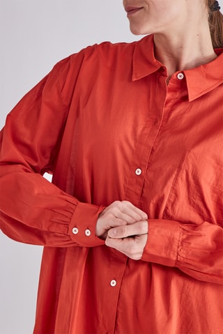 Chemisier oversize - Rouge