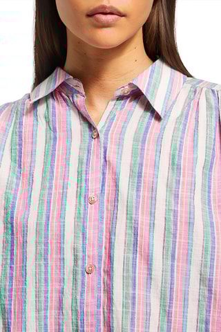 Chemisier - Rose et blanc