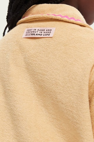 Chemisier en coton biologique - Beige